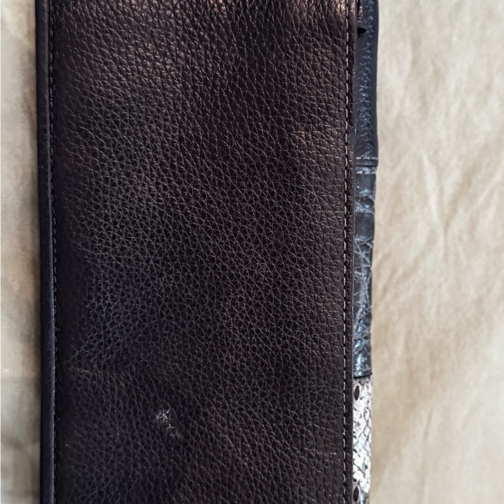 Multicolor Patchwork Leather Belt With Silver Buc… - image 3